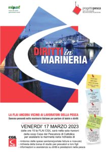 Diritti in marineria a Cattolica- 17 marzo 2023 @ Casa del Pescatore